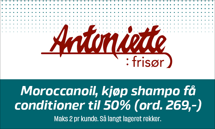 Antoinette: Moroccanoil, kjøp sjampo få conditionner til 50% 