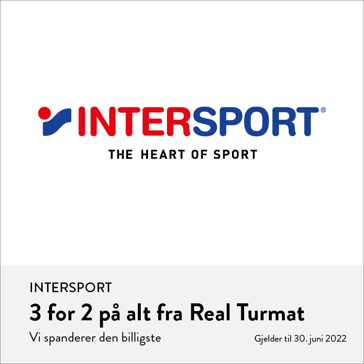 Intersport: 3 for 2 på Real Turmat