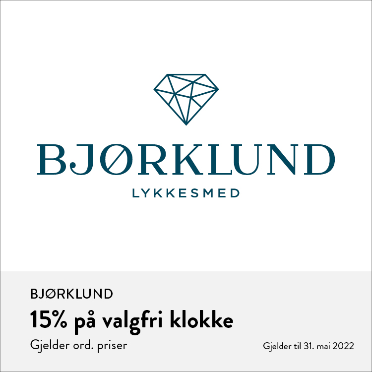 Bjørklund: 15% på valgfri klokke