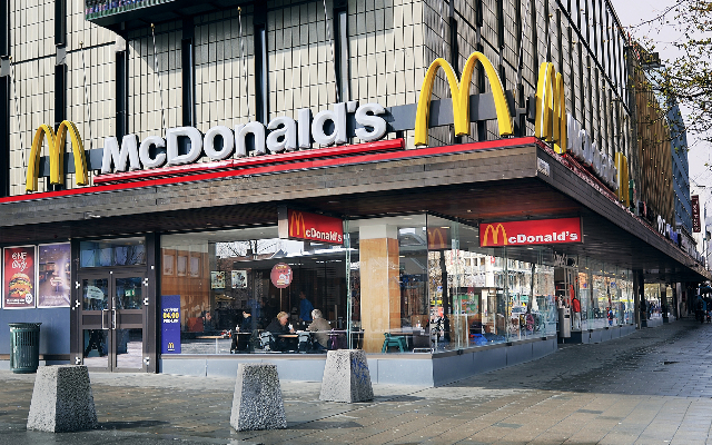 Bilde av McDonalds på Trondheim Torg