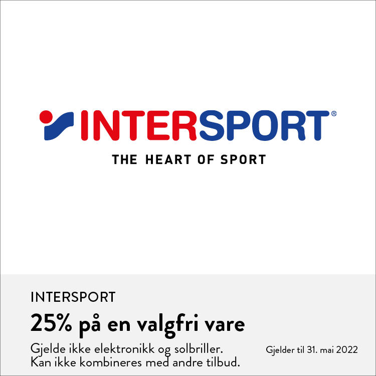 Intersport: 25% på en valgfri vare