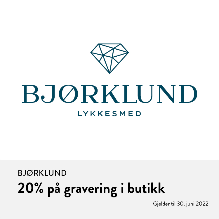 Bjørklund: 20% på graveringer i butikk