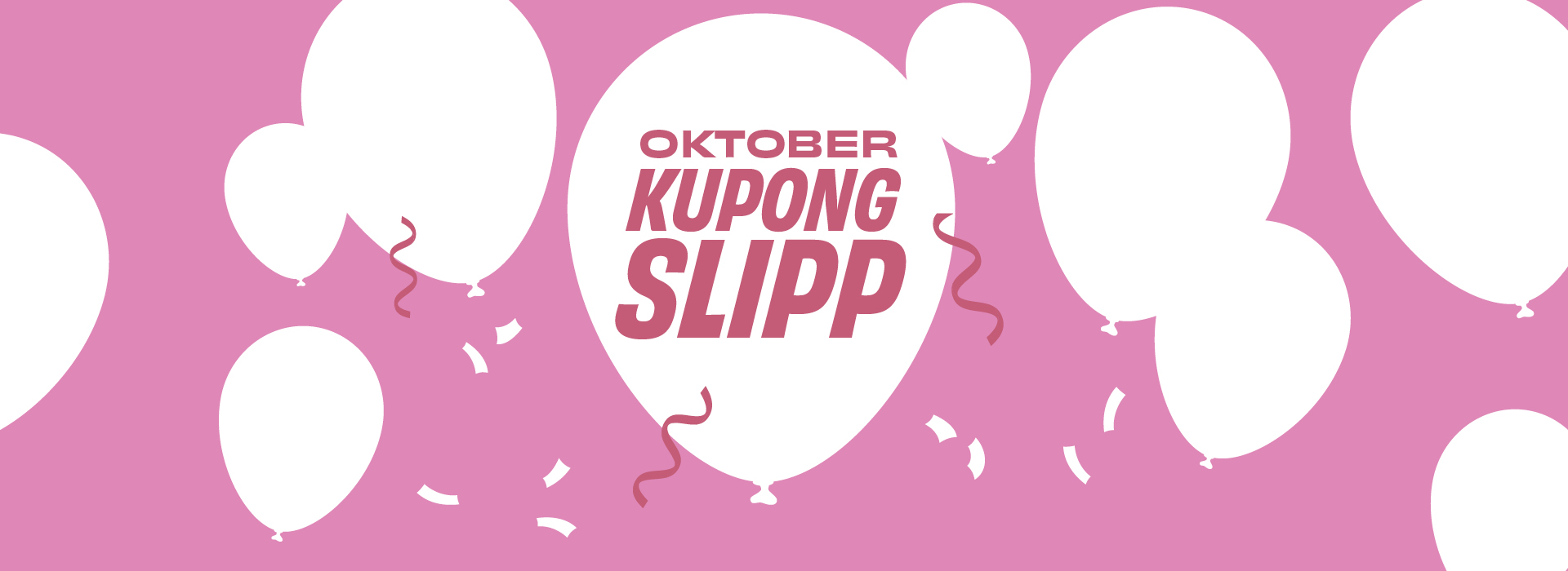 Kupongtilbud i appen fra 1. oktober