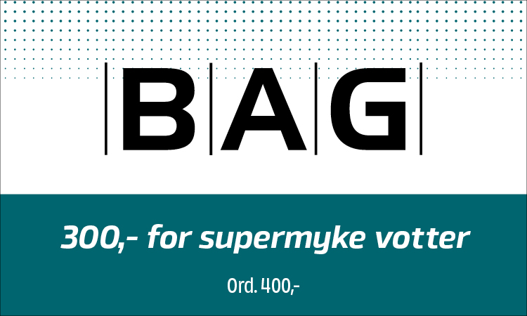 Bag: 300 for supermyke votter